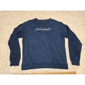 Dale Earnhardt Jr. L Sweatshirt Blue 88 Stitched Backhit Blue Nascar Pullover